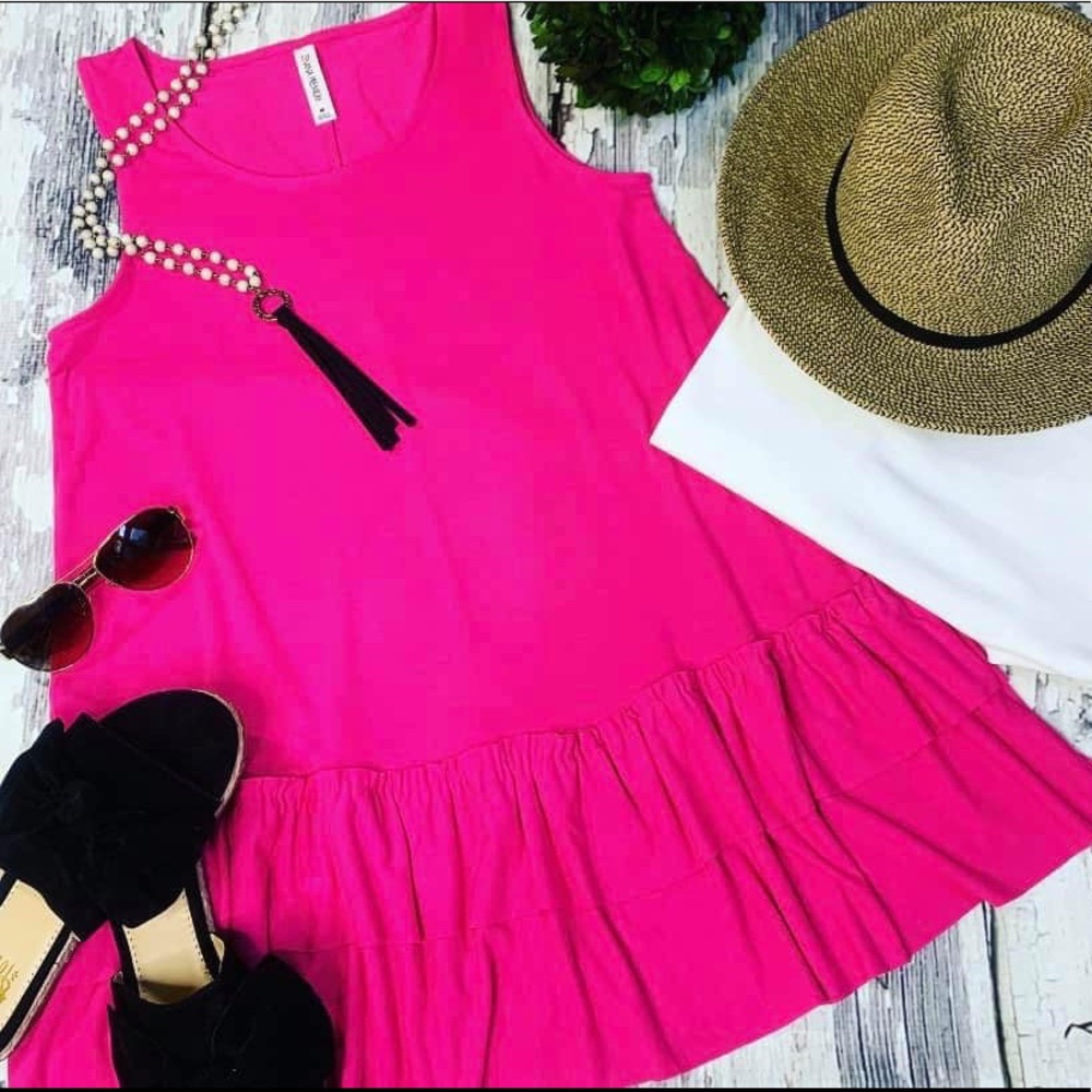 Hot Pink Zenana Tunic